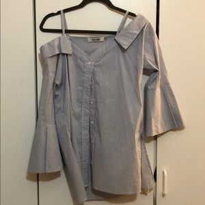 Boyfriend-ish shirt.